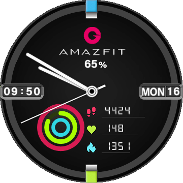 华米跃我Amazfit Verge Lite手表表盘