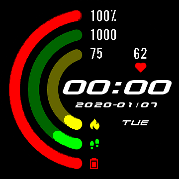 华米跃我Amazfit Verge Lite手表表盘