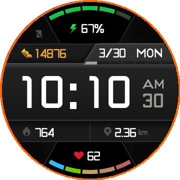 华米跃我Amazfit Verge Lite手表表盘