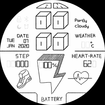 华米跃我Amazfit Verge Lite手表表盘