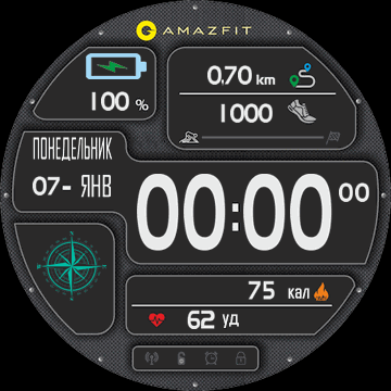 华米跃我Amazfit Verge Lite手表表盘