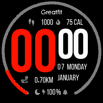 华米跃我Amazfit Verge Lite手表表盘