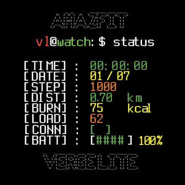 华米跃我Amazfit Verge Lite手表表盘