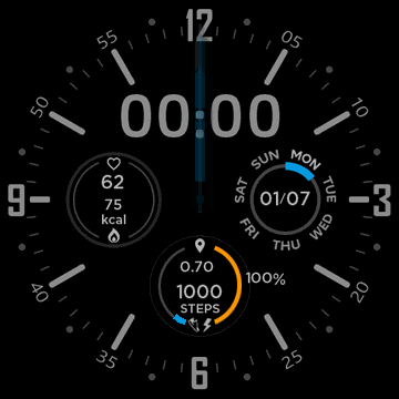 华米跃我Amazfit Verge Lite手表表盘