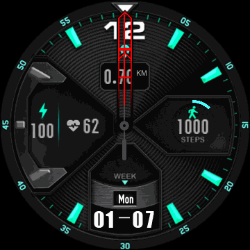 华米跃我Amazfit Verge Lite手表表盘