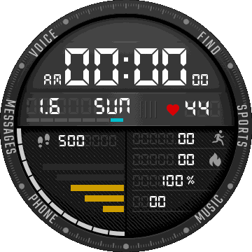 华米跃我Amazfit Verge Lite手表表盘