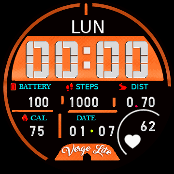 华米跃我Amazfit Verge Lite手表表盘