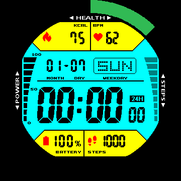 华米跃我Amazfit Verge Lite手表表盘