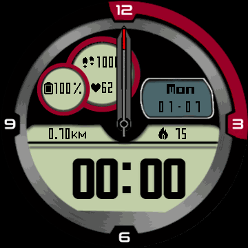 华米跃我Amazfit Verge Lite手表表盘