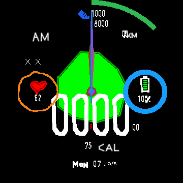 华米跃我Amazfit Verge Lite手表表盘