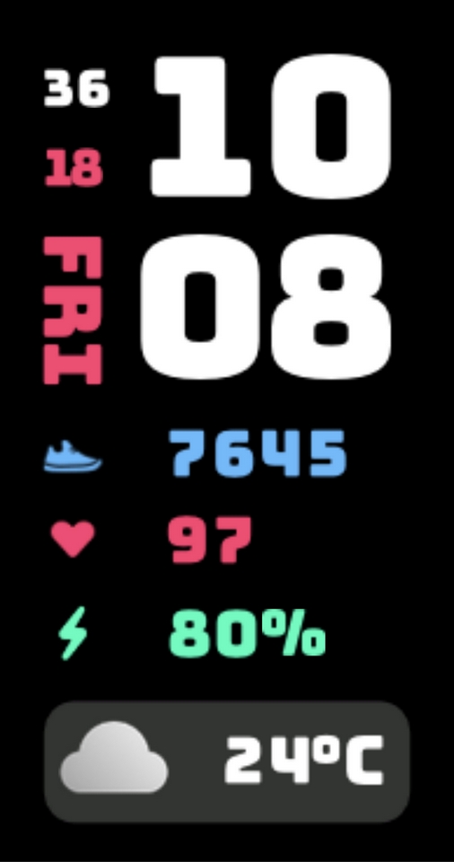 荣耀 Honor Band 6 手表表盘