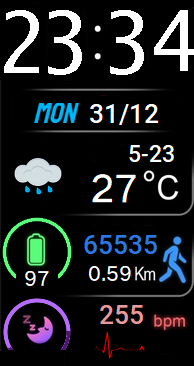 荣耀 Honor Band 6 手表表盘