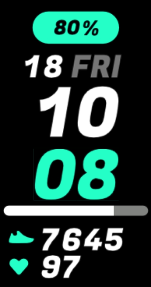 荣耀 Honor Band 6 手表表盘