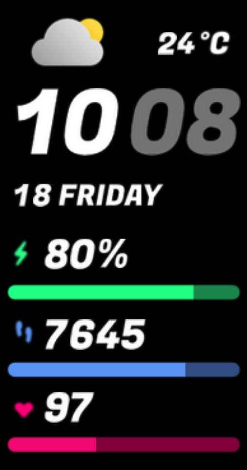 荣耀 Honor Band 6 手表表盘