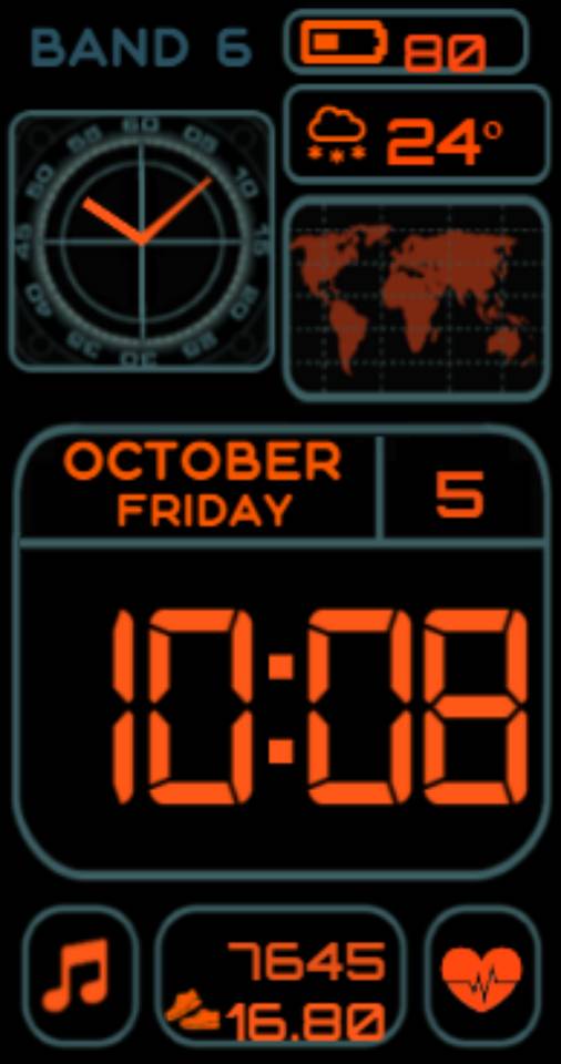 荣耀 Honor Band 6 手表表盘