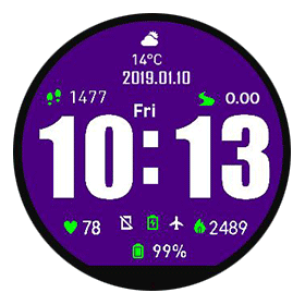 华米跃我Amazfit Pace, Stratos手表表盘