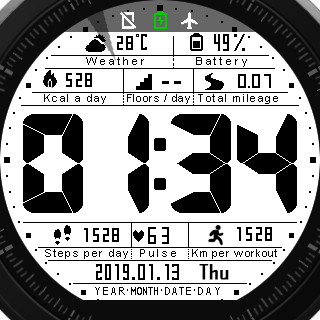 华米跃我Amazfit Pace, Stratos, Stratos 3手表表盘