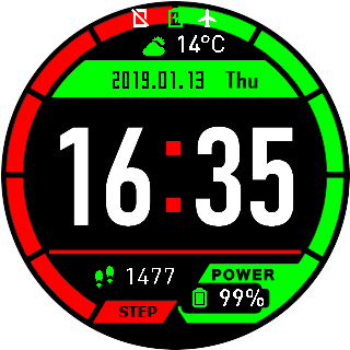 华米跃我Amazfit Pace, Stratos, Stratos 3手表表盘