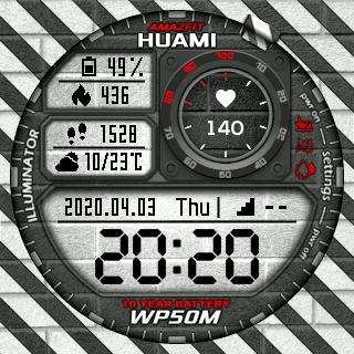 华米跃我Amazfit Pace, Stratos, Stratos 3手表表盘