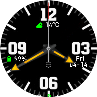 华米跃我Amazfit Pace, Stratos手表表盘