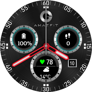 华米跃我Amazfit Pace, Stratos, Stratos 3手表表盘