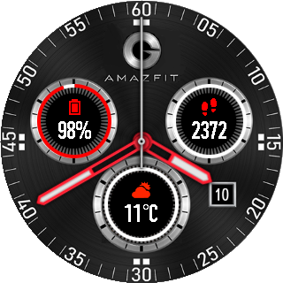 华米跃我Amazfit Pace, Stratos, Stratos 3手表表盘