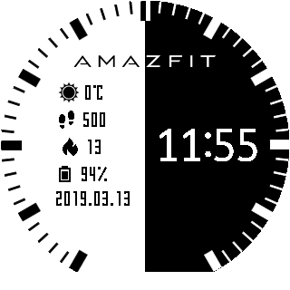 华米跃我Amazfit Pace, Stratos, Stratos 3手表表盘
