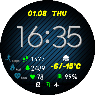 华米跃我Amazfit Pace, Stratos, Stratos 3手表表盘