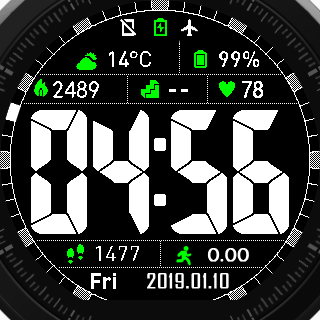 华米跃我Amazfit Pace, Stratos, Stratos 3手表表盘