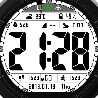 华米跃我Amazfit Pace, Stratos, Stratos 3手表表盘