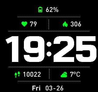 华米跃我Amazfit Pace, Stratos, Stratos 3手表表盘