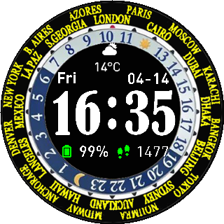 华米跃我Amazfit Pace, Stratos, Stratos 3手表表盘