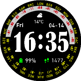 华米跃我Amazfit Pace, Stratos, Stratos 3手表表盘