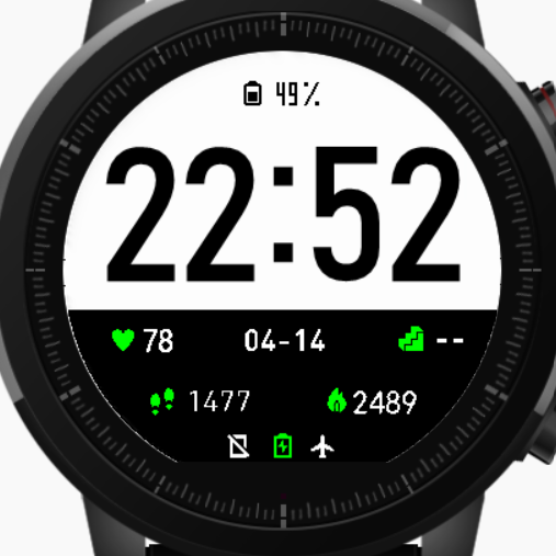 华米跃我Amazfit Pace, Stratos, Stratos 3手表表盘