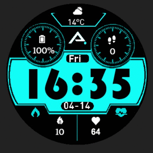 华米跃我Amazfit Pace, Stratos, Stratos 3手表表盘