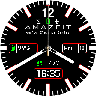 华米跃我Amazfit Pace, Stratos, Stratos 3手表表盘