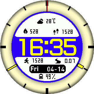 华米跃我Amazfit Pace, Stratos, Stratos 3手表表盘