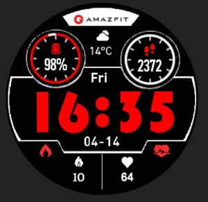 华米跃我Amazfit Pace, Stratos, Stratos 3手表表盘