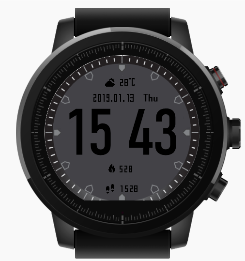 华米跃我Amazfit Pace手表表盘