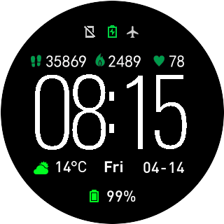 华米跃我Amazfit Pace, Stratos, Stratos 3手表表盘
