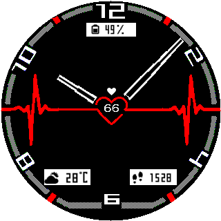 华米跃我Amazfit Pace, Stratos, Stratos 3手表表盘
