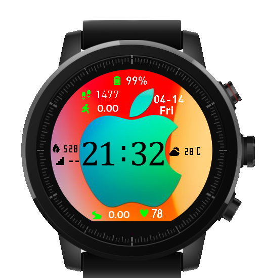 华米跃我Amazfit Pace, Stratos手表表盘