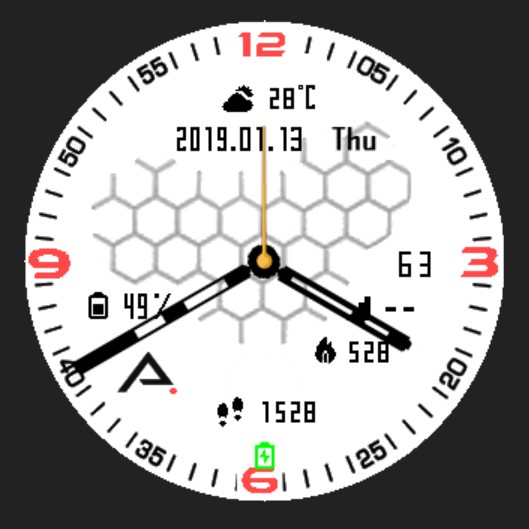 华米跃我Amazfit Pace, Stratos手表表盘