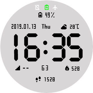 华米跃我Amazfit Pace, Stratos, Stratos 3手表表盘