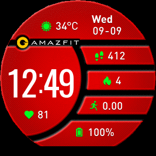 华米跃我Amazfit Pace, Stratos, Stratos 3手表表盘