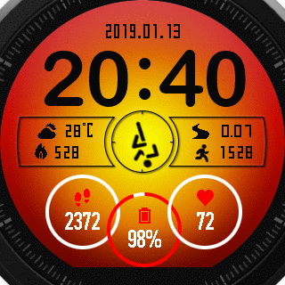 华米跃我Amazfit Pace, Stratos手表表盘