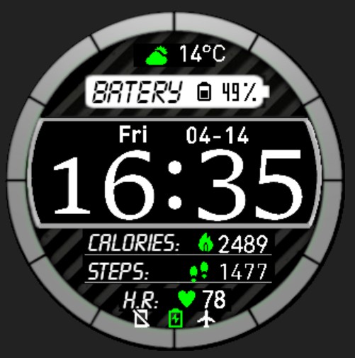 华米跃我Amazfit Pace, Stratos手表表盘