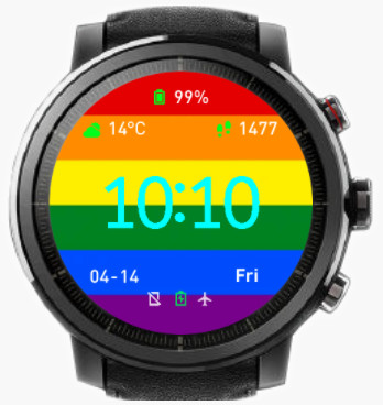 华米跃我Amazfit Pace, Stratos, Stratos 3手表表盘