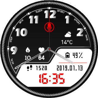 华米跃我Amazfit Pace, Stratos, Stratos 3手表表盘