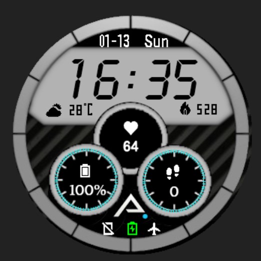 华米跃我Amazfit Pace, Stratos手表表盘